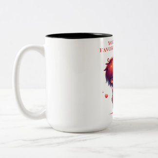 You Are My Favorite Person Minimalist Tee Two-Tone Coffee Mug