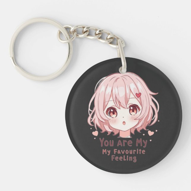 You Are My Favourite Feeling Key Ring (Front)