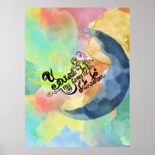 You are my favourite INK watercolor quote Poster