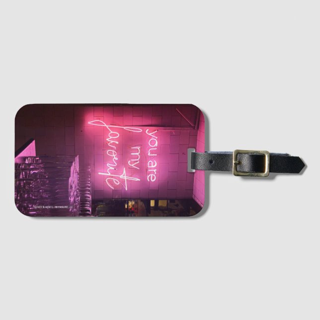 You Are My Favourite Luggage Tag (Front Horizontal)