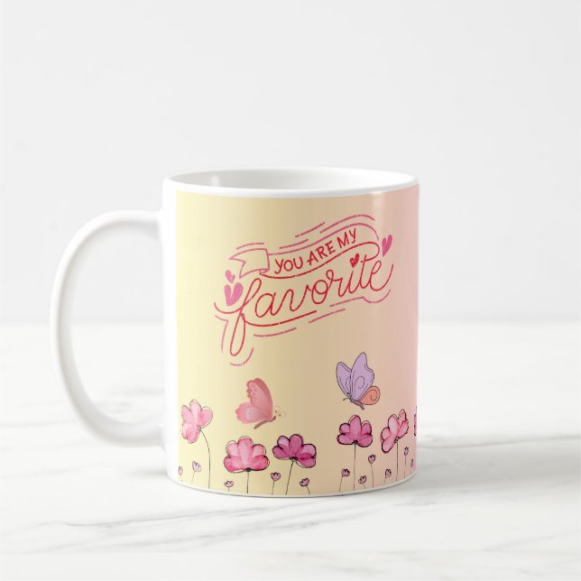 "You are my favourite" mug (Left)