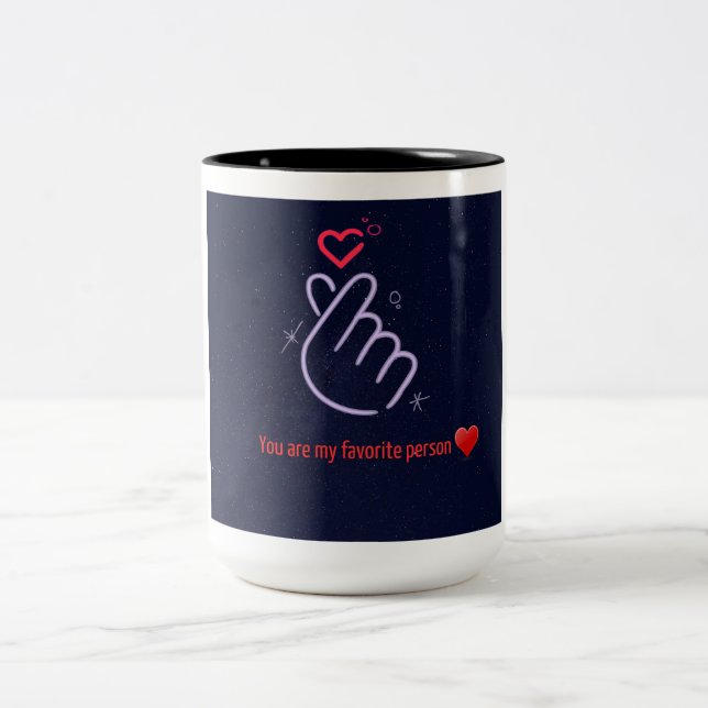  "You Are My Favourite Person" Ceramic Mug (Center)