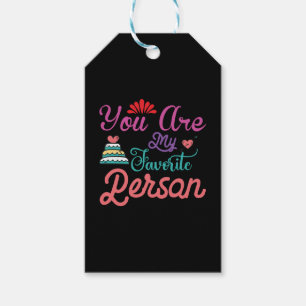 You are My Favourite Person Valentine Gift Tags