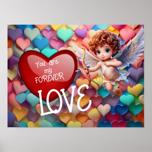 You are my forever love poster (Front)