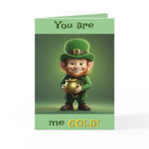 You Are My Gold St. Patrick's Day Card