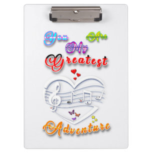 You Are My Greatest Adventure Clipboard