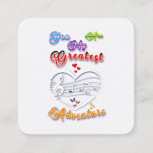 You Are My Greatest Adventure Discount Card