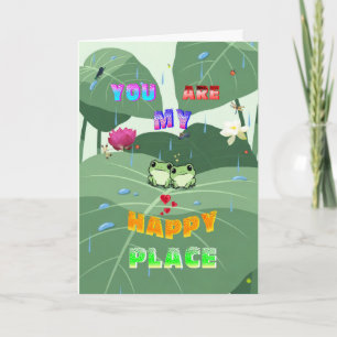 You Are My Happy Place Holiday Card