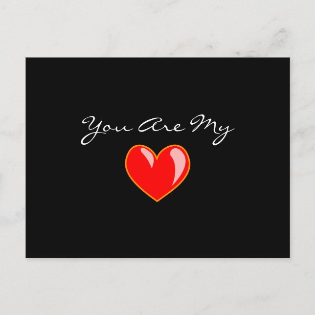 "You Are My Heart" Postcard -Lonely Nights Version (Front)