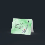 You are My Hole in One Cute Golf Love Card<br><div class="desc">This fun golf themed greeting card is a wonderful way to express your love. It features a cute image of a golf ball and golf club in love with each other and a caption reading "you are my hole in one!" Perfect for Valentine's Day, anniversaries, weddings, birthdays, or any time...</div>