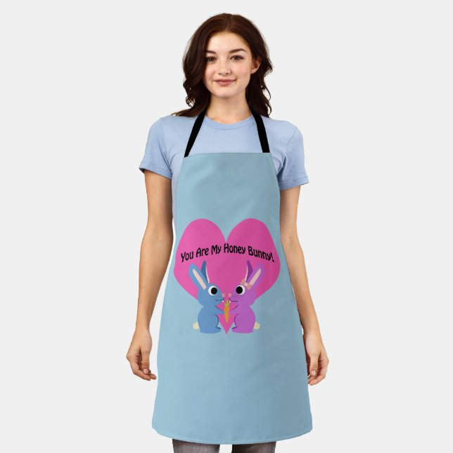 You are My Honey Bunny!  Apron (Worn)