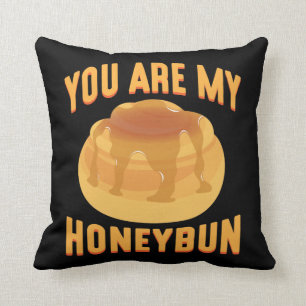 You are my Honeybun Cute Food Lover Couple Cushion