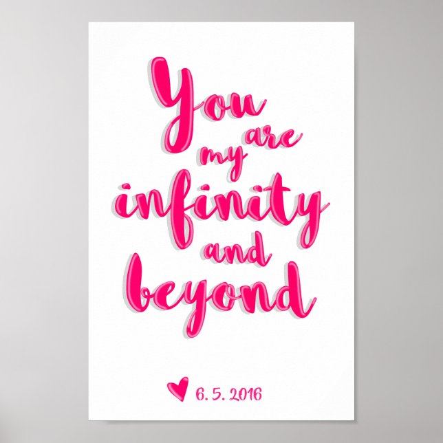 You Are My Infinity and Beyond Poster (Front)
