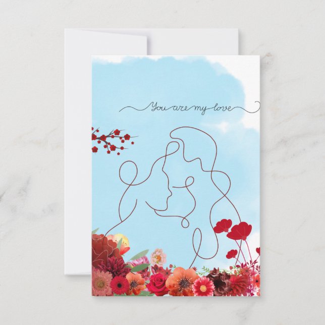 You are my love card (Front)