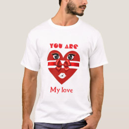 You Are My Love Romantic Valentine's Day Couple T-Shirt