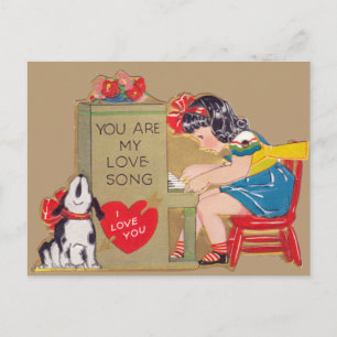 You are my Love Song Postcard