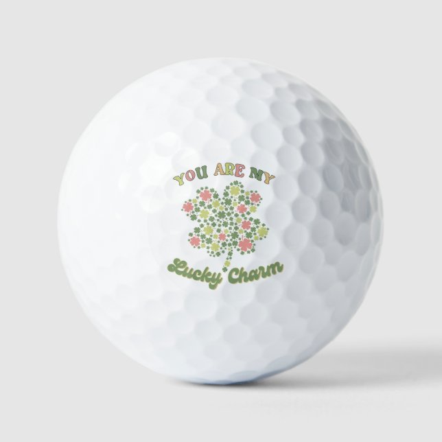You Are My Lucky Charm Golf Balls (Front)