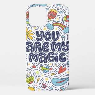 You are my magic. Lettering quote about magic with iPhone 12 Case