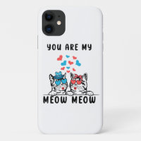 You Are My Meow Meow Couple Cat Valentine's Day