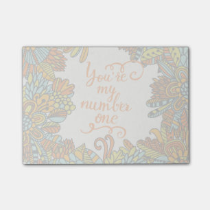 You Are My Number One Post-it Notes