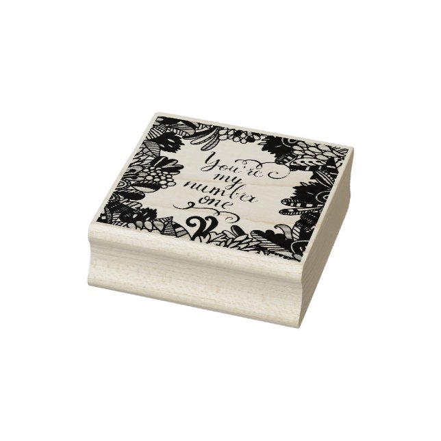 You Are My Number One Rubber Stamp (Stamp)