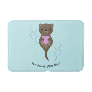 You are My Otter Half Bath Mat