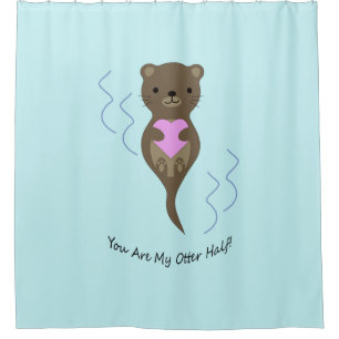 You are My Otter Half Shower Curtain