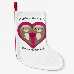 You Are My Otter Half Small Christmas Stocking