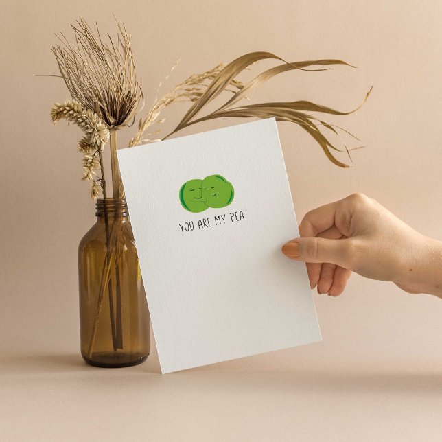 You Are My Pea Thank You Card (Creator Uploaded)