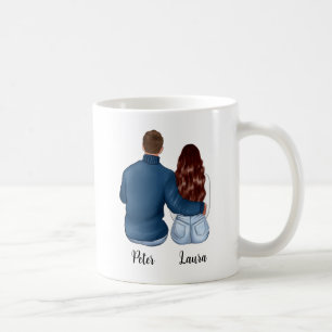 You are my person   Couple mug   Brunette hair