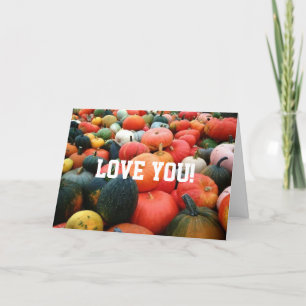 YOU ARE MY ***PUMPKIN FOR LIFE*** HALLOWEEN CARD