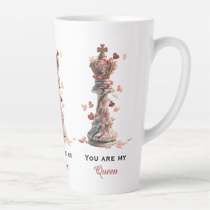 You Are My Queen Chess Art Latte Mug