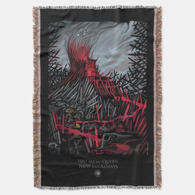 You Are My Queen, Now And Always Throw Blanket (Front Vertical)