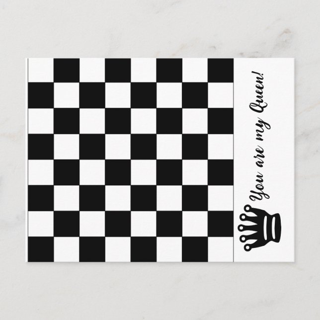 You are my Queen! Postcard (Front)