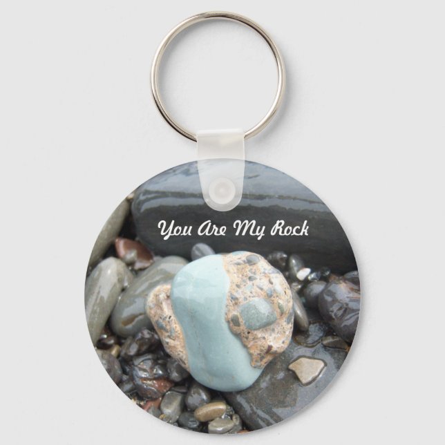 You Are My Rock 1 Key Chain (Front)