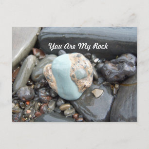 You Are My Rock 1 Postcard
