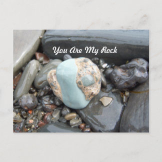 You Are My Rock 1 Postcard
