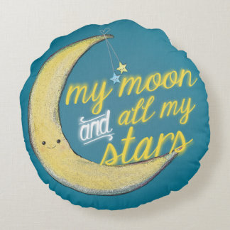 You are my Sun, Moon & my Stars reversible Pillow