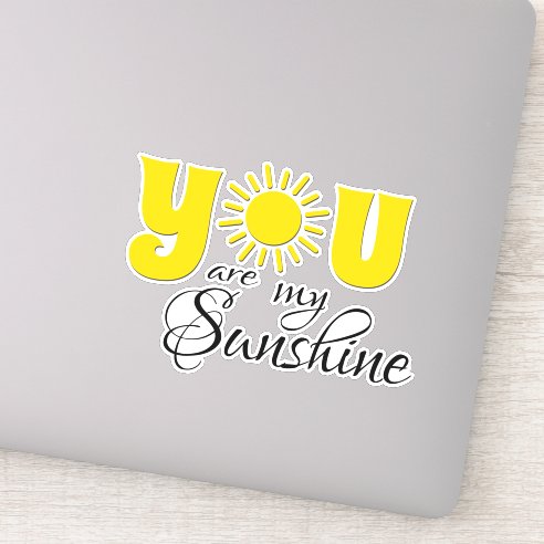 You are my sunshine labels