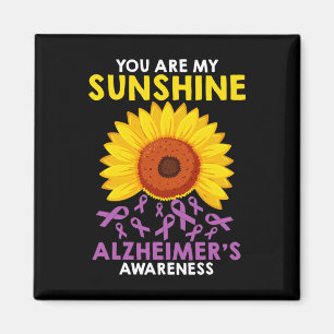 You Are My Sunshine Alzheimer's Awareness  Magnet