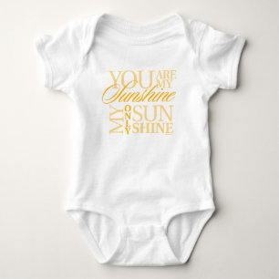You Are My Sunshine Baby Bodysuit