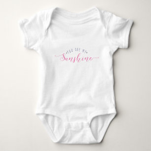 you are my sunshine baby romper suit bodysuit