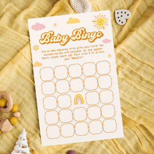 You are my Sunshine Baby Shower Baby Bingo Game