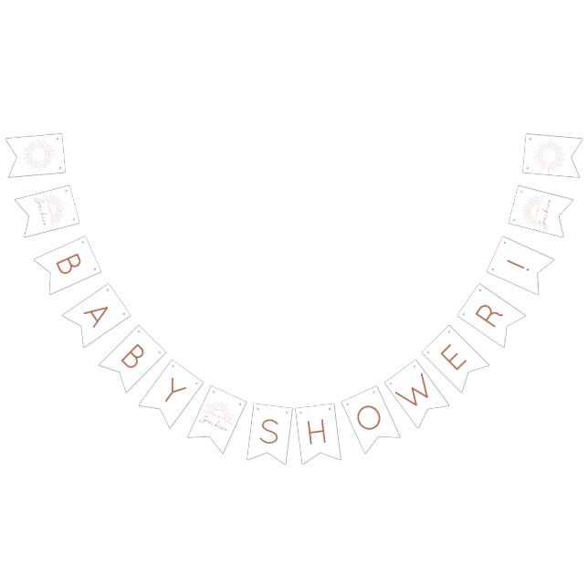 You Are My Sunshine Baby Shower Bunting Flags (All)