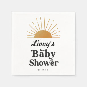 You are my Sunshine Baby Shower Napkin