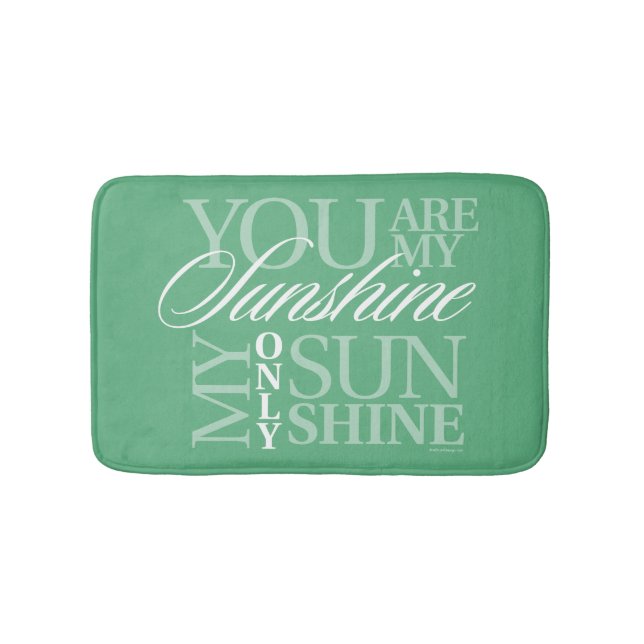 You Are My Sunshine Bath Mat (Front)