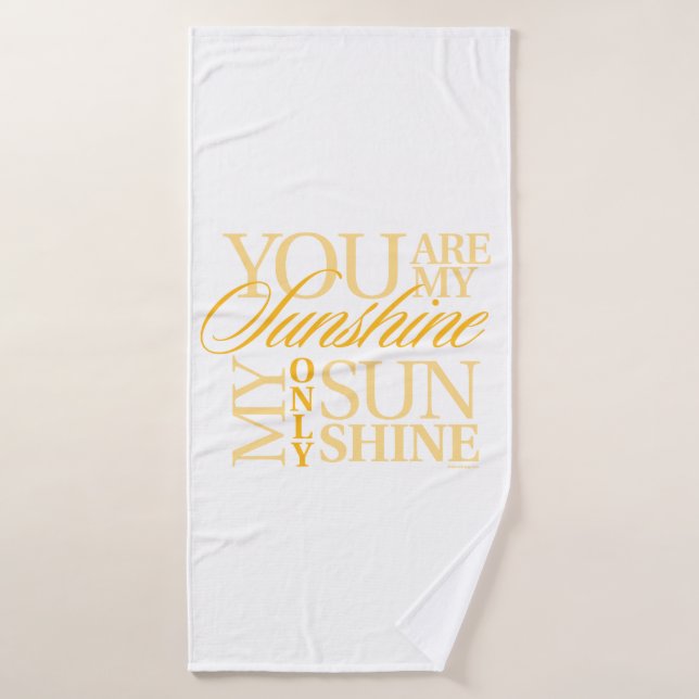 You Are My Sunshine Bath Towel Set (Bath Towel)