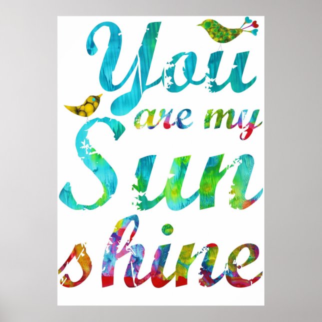 You Are My Sunshine Canvas Print (Front)