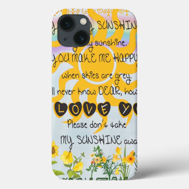 You Are My Sunshine Case-Mate iPhone Case (Back)