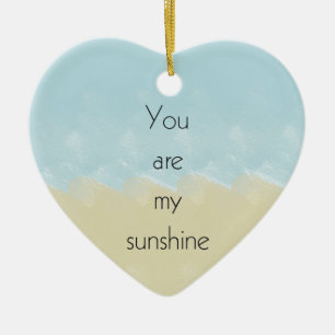 You Are My Sunshine Ceramic Tree Decoration